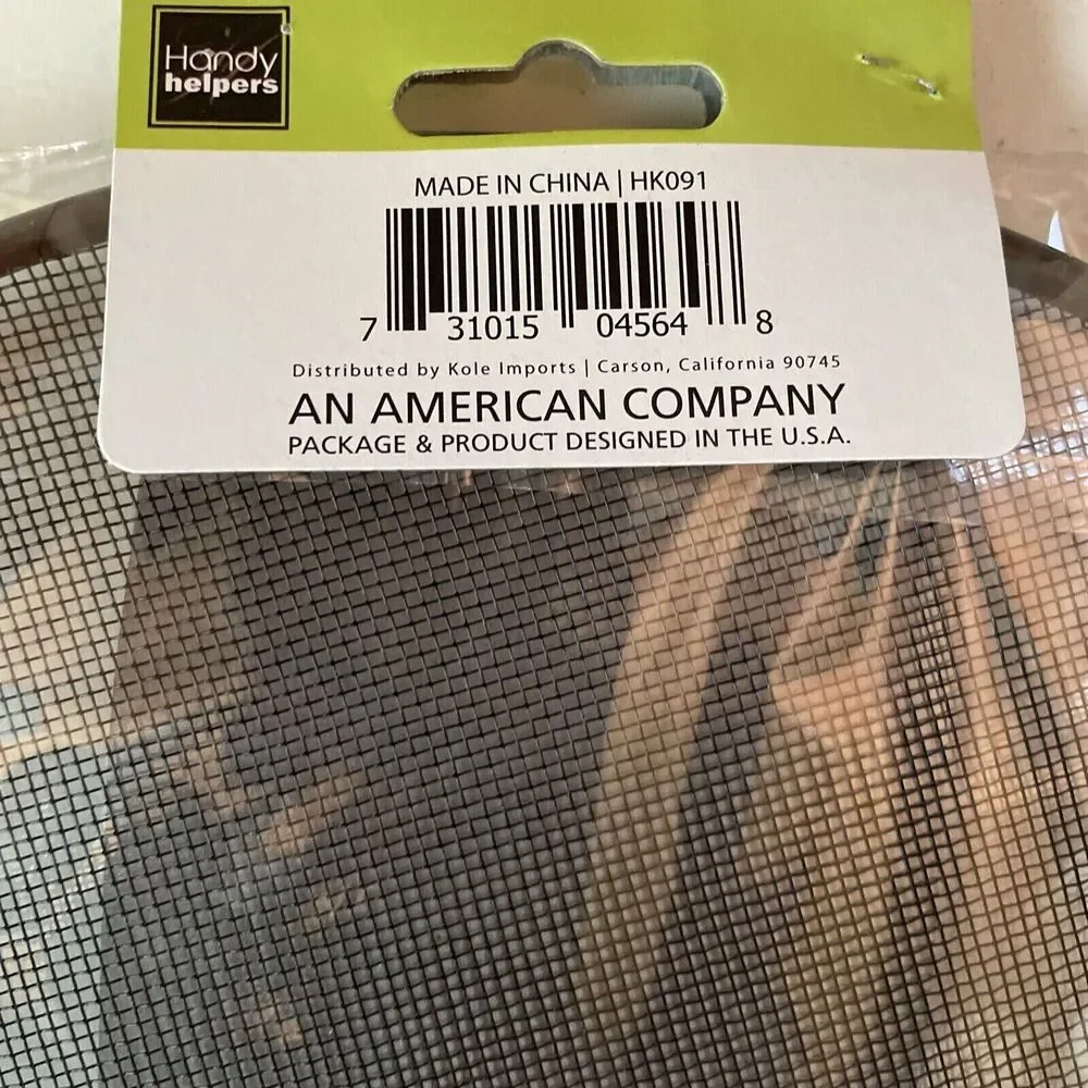 Handy Helpers 13-Inch Mesh Metal Splatter Screen - Prevents‎ Oil Splatter,...